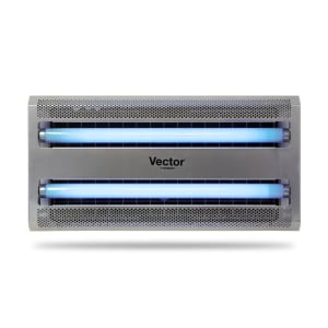 371-VECTOR30SP Wall Mount UV Fly Light Trap w/ Glue Board - 1180 sq ft Range, Gray