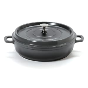 284-CA005GRBKCC 3 qt Ceramic Coated Aluminum Braising Pan, Gray
