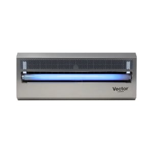 371-VECTOR15SP Wall Mount UV Fly Light Trap w/ Glue Board - 590 sq ft Range, Gray