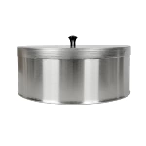 121-09559 9 3/4" Round Dish Dispenser Tube Cover, Stainless