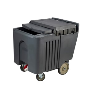 080-IIC29 125 lb Insulated Mobile Ice Caddy - Plastic, Gray