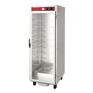 207-VP18 Full Height Non-Insulated Mobile Heated Cabinet w/ (18) Pan Capacity, 120v