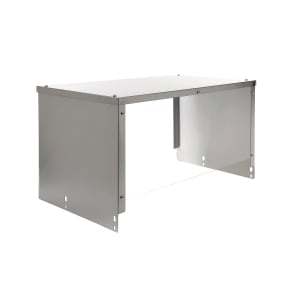 757-BVSG122 12" Sneezeguard for (2) Well Steam Table, Aluminum w/ Acrylic Panel