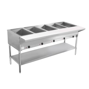 757-BVST5240 72" Hot Steam Table w/ (5) Wells & Undershelf, 208-230v