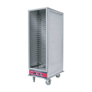 757-HPC7125A Full Size Non-Insulated Mobile Heated Proofing Cabinet w/ (27) Pan Capacity - 120v/1ph