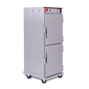 757-HTSS74P164PT Full Size Insulated Pass-thru Mobile Heated Proofing Cabinet w/ (16) Pan Capacity - 208-230v/1ph