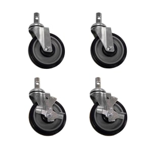 757-TC55B 5" Casters For Hot & Cold Food Tables