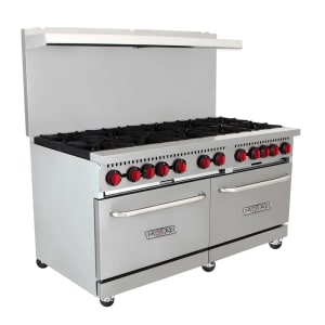 895-CR10N 60" 10 Burner Gas Range w/ (2) Standard Ovens, Convertible