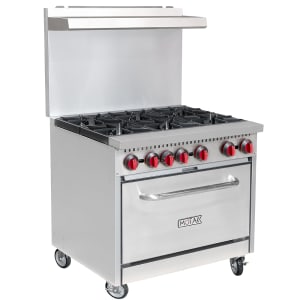 895-CR6N 36" 6 Burner Gas Range w/ Standard Oven, Convertible
