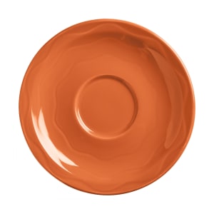 024-903034201 6 1/4" Round Cantina Saucer - Glazed, Cayenne