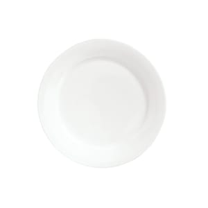 024-911190001 10 1/2" Round Dinner Plate, International Pattern & Shape, Ultra White Bone China Body