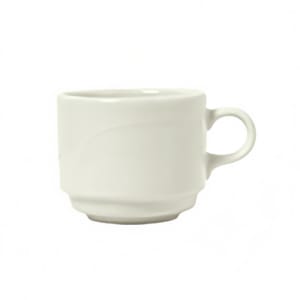 024-950093107 8 1/2 oz Stacking Cup w/ 1 Swirl, Cascade Pattern & Savoy Shape, Flint Body