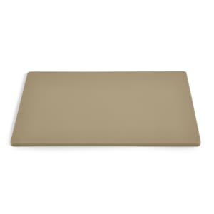Vollrath 5200360 Poly Cutting Board - 18 x 24 x 1/2&quot; Tan