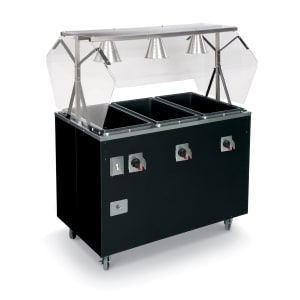 175-T38772 60" Hot Food Table w/ (4) Wells & Enclosed Base, 120v