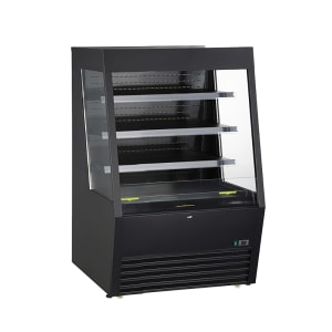 124-KOM48XBK 47 1/2" Vertical Open Air Cooler w/ (4) Levels, 115v