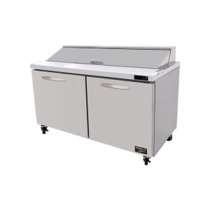 124-KST602 60 2/5" Kool-It Sandwich/Salad Prep Table w/ Refrigerated Base, 115v