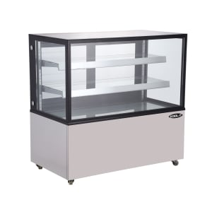 124-KBF48 47 4/5" Full Service Bakery Case w/ Straight Glass - (3) Levels, 110v