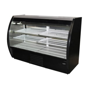 138-MIRAGE4DCHCG 48 1/2" Full Service Bakery Display Case w/ Curved Glass - (3) Levels, 115v