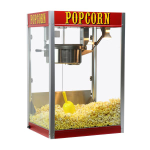 610-1112110 Popcorn Machine w/ 12 oz Kettle & Red Finish, 120v