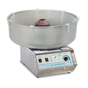 231-3015A X 15 Whirlwind® Floss Cotton Candy Machine w/ 5 1/2" Round Double Band, 120v