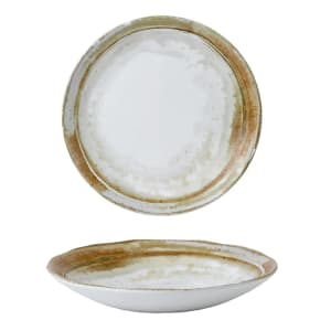 450-FN519 28 oz Round Maker's Finca Bowl - Ceramic, Sandstone