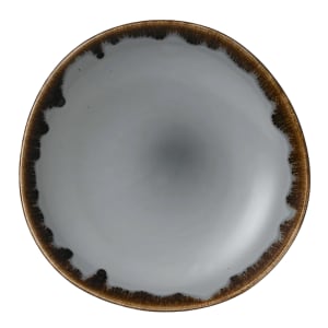 450-HG978 38 oz Round Harvest Organic Bowl - Ceramic, Gray