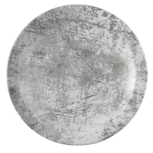 450-FN459 9" Round Maker's Urban Plate - Ceramic, Steel Grey