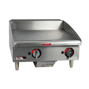 011-GGM36SNG 36" Gas Griddle w/ Manual Controls - 1" Steel Plate, Natural Gas
