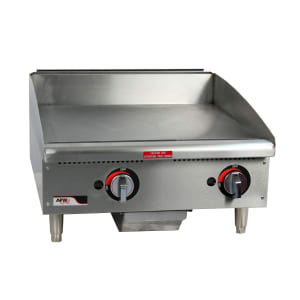 011-GGM36SLP 36" Gas Griddle w/ Manual Controls - 1" Steel Plate, Liquid Propane