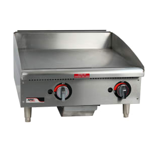 011-GGT36SLP 36" Gas Griddle w/ Thermostatic Controls - 1" Steel Plate, Liquid Propane