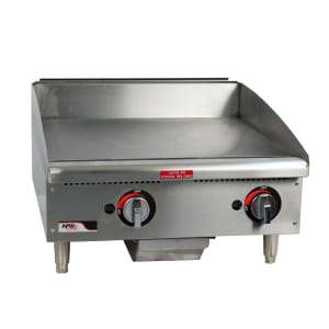 011-GGT48SNG 48" Gas Griddle w/ Thermostatic Controls - 1" Steel Plate, Natural Gas