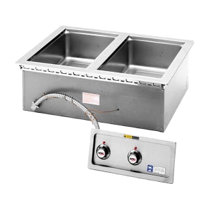 011-HFW2S240 Drop-In Hot Food Well w/ (2) Full Size Pan Capacity, 240v/1ph