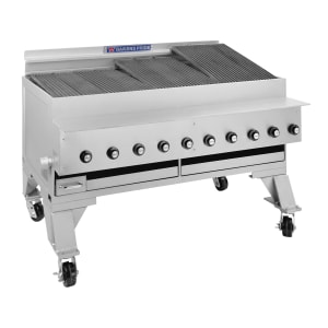 455-CH10NG 53 3/4" Gas Charbroiler w/ Cast Iron Grates, Natural Gas