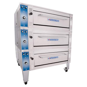 455-EB3838362083 Super Deck Floor Model Triple Pizza Deck Oven - 208v