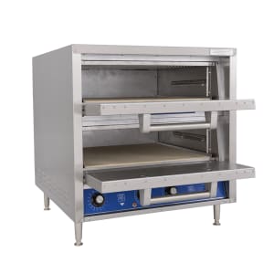 455-DP2BL2081 HearthBake Countertop Double Multi-Purpose Deck Oven - 208v