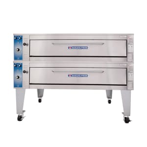 455-EP2857362083 Super Deck Floor Model Double Pizza Deck Oven - 208v