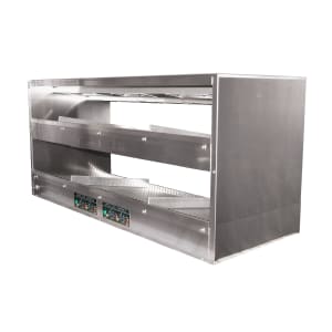 559-2TSM6224L 62" Self Service Countertop Heated Display Shelf - (2) Shelves, 120v
