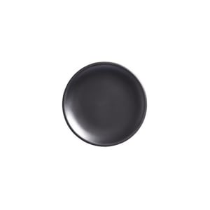 166-MCP6BK 6" Round Melamine Coupe Plate, Black/Matte Finish