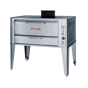 015-951SINGLENG Floor Model Single Multi-Purpose Deck Oven - Natural Gas