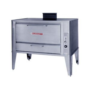 015-966SINGLENG Floor Model Single Multi-Purpose Deck Oven - Natural Gas