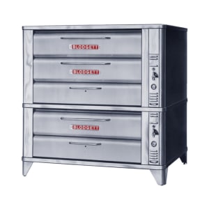 015-981961LP Floor Model Triple Multi-Purpose Deck Oven - Liquid Propane