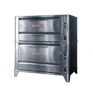 015-951966NG Floor Model Double Multi-Purpose Deck Oven - Natural Gas