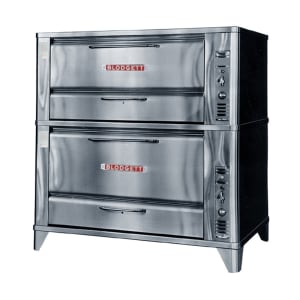015-961966LP Floor Model Double Multi-Purpose Deck Oven - Liquid Propane