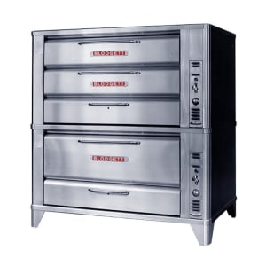 015-981951NG Floor Model Triple Multi-Purpose Deck Oven - Natural Gas