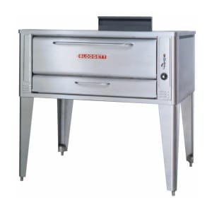 015-1048ADDLNG Floor Model Single Pizza Deck Oven - Natural Gas