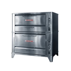015-951966LP Floor Model Double Multi-Purpose Deck Oven - Liquid Propane