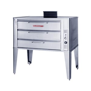 015-981DOUBLENG Floor Model Double Multi-Purpose Deck Oven - Natural Gas