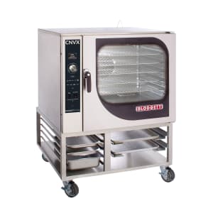 015-CNVX14ESGL2083 Single Full Size Electric Convection Oven - w/ Floor Stand, 19kW, 208v/3ph 