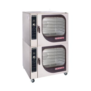 015-CNVX14GDBLNG Double Full Size Natural Gas Convection Oven - 130,000 BTU 