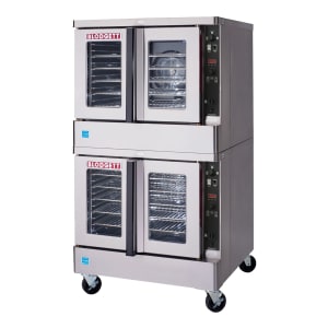 015-MV200DBL2081 Bakery Depth Double Full Size Electric Convection Oven - 22kW, 208v/1ph